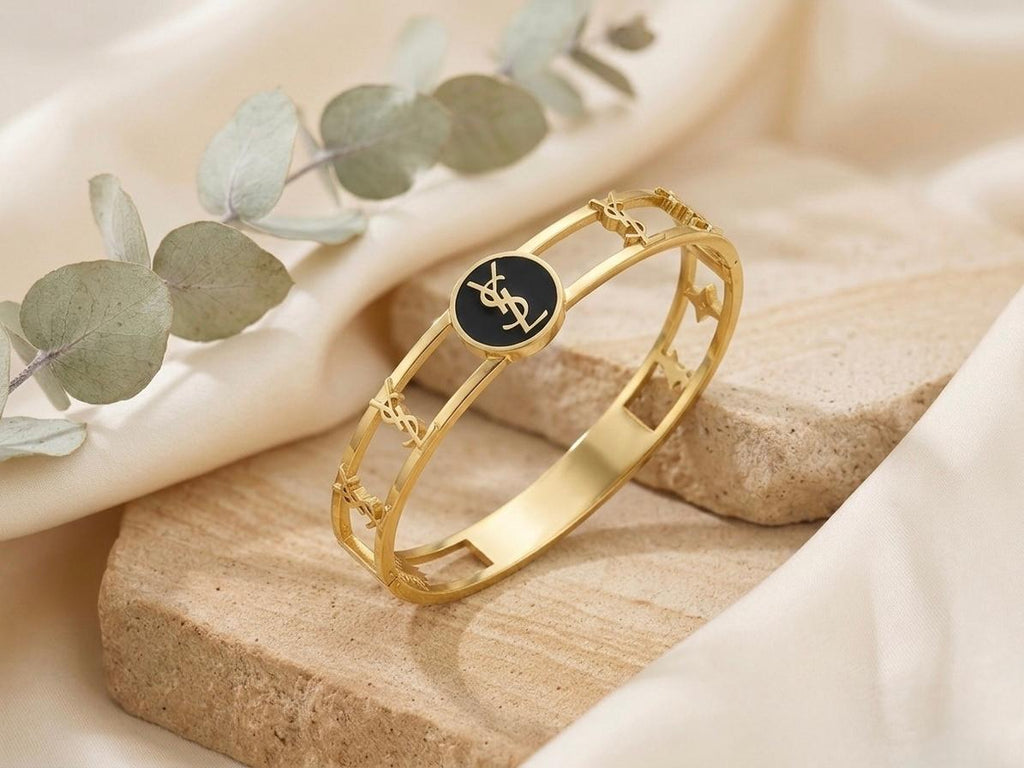 Anti Tarnish Golden LV Bracelet