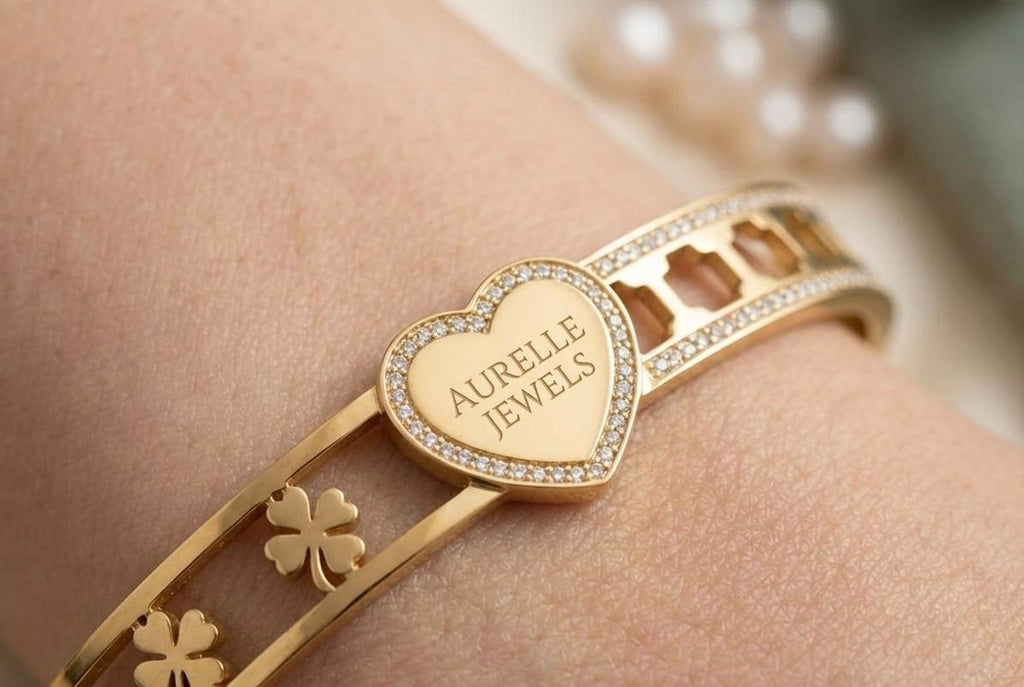 Heart Shaped Anti Tarnish Bracelet