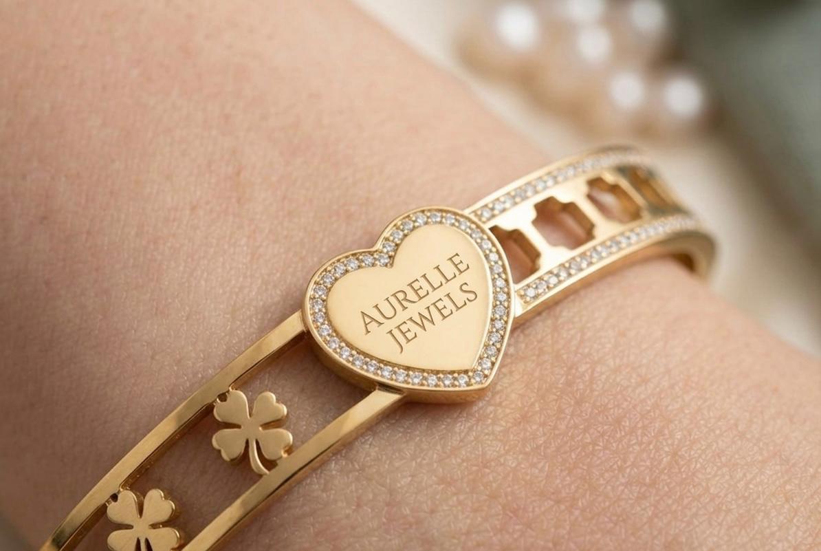 Heart Shaped Anti Tarnish Bracelet