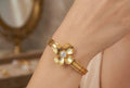 Flower Inspired Anti Tarnish Baby Size Bracelet