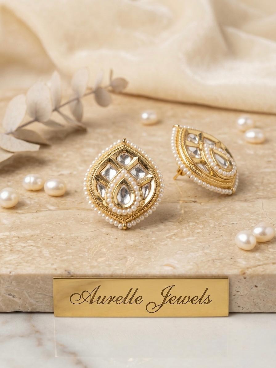 Moissanite Silver Stone Studs