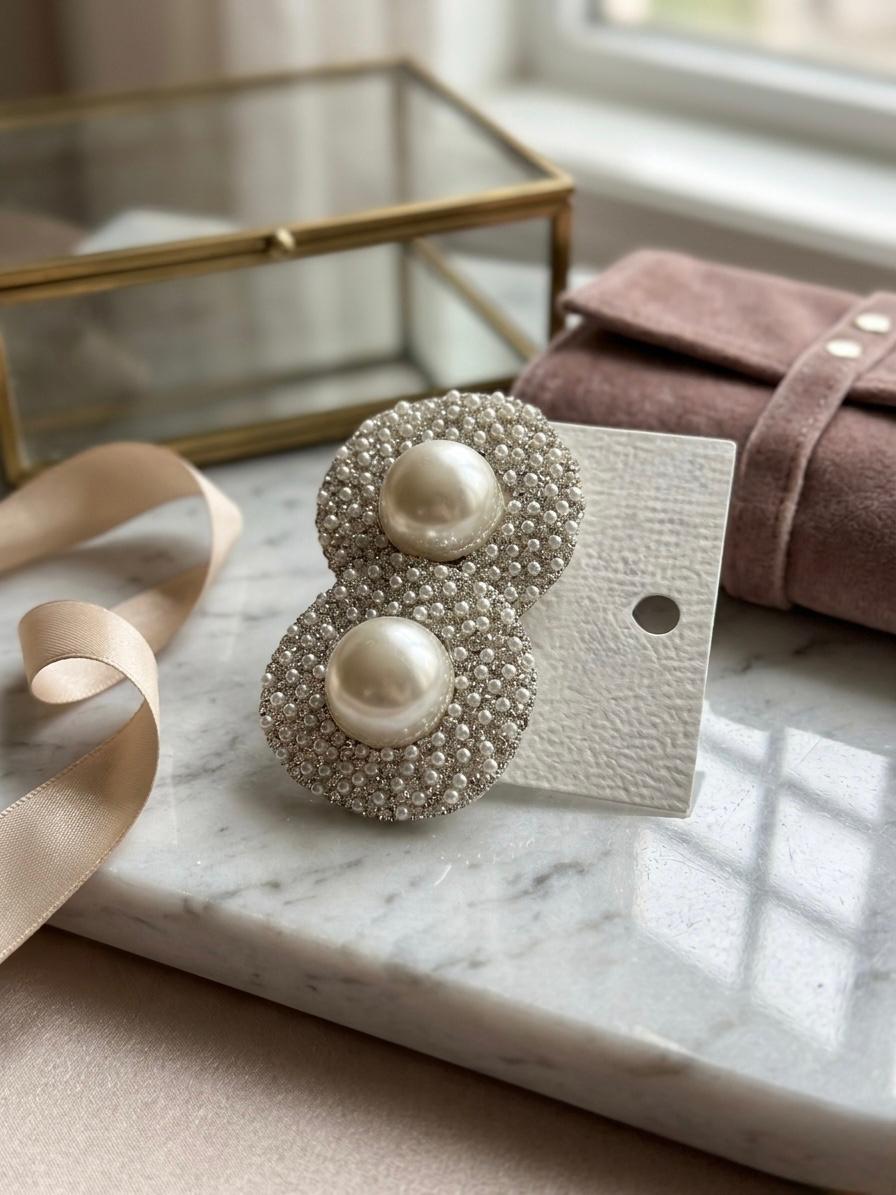 Pearl Stone Earrings