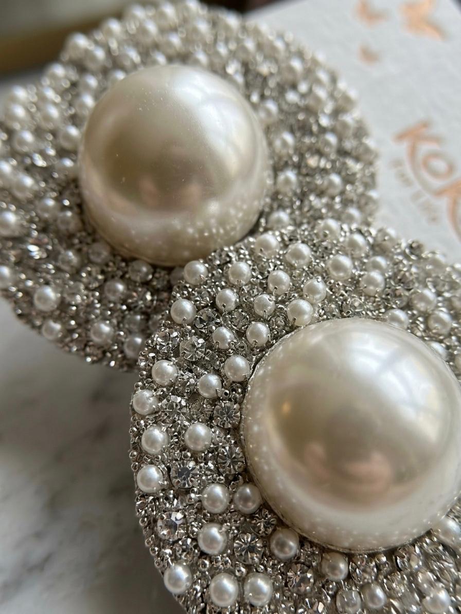 Pearl Stone Earrings