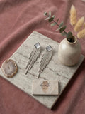 Glassy Silver Pearl With Hangings