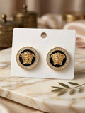 Branded Golden Black studs