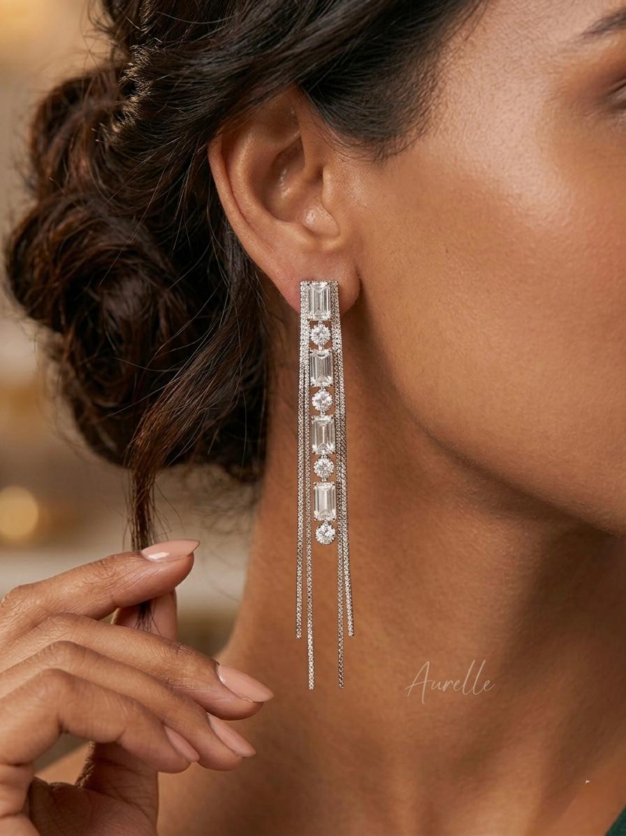 Sliver AD Stone Premium Quality Hangings