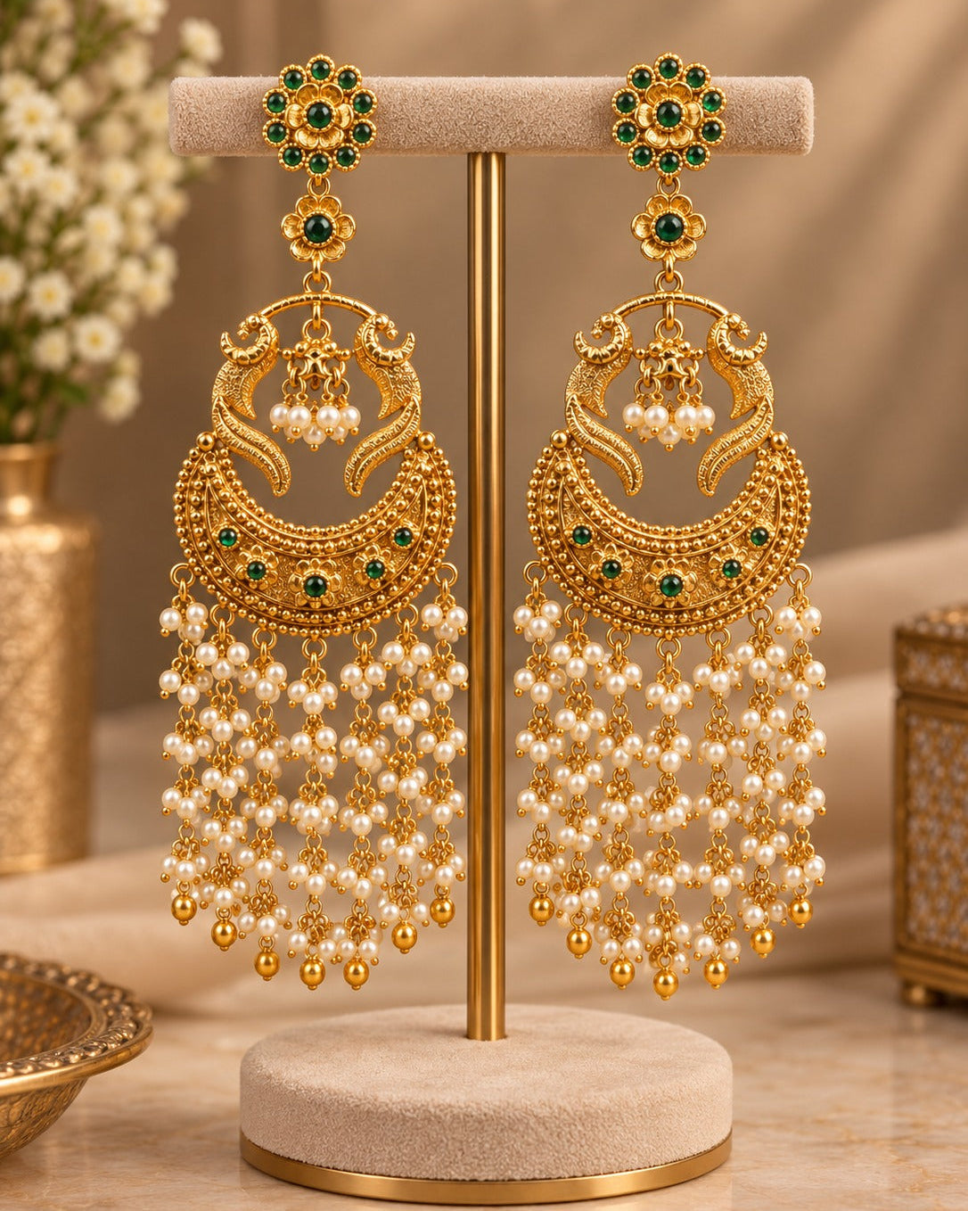 Kareena Inspired Chandbali Earrings