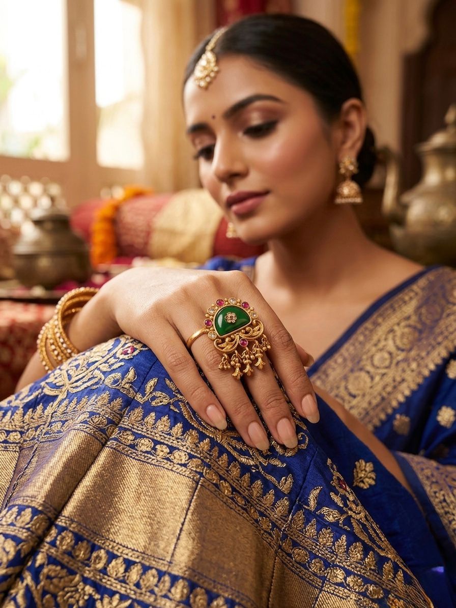 Antique Ethnic Adjustable Ring