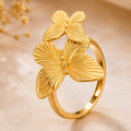 Butterfly Golden Anti Tarnish Ring