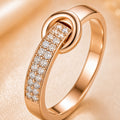 Sleek Rose Gold Anti Tarnish Ring