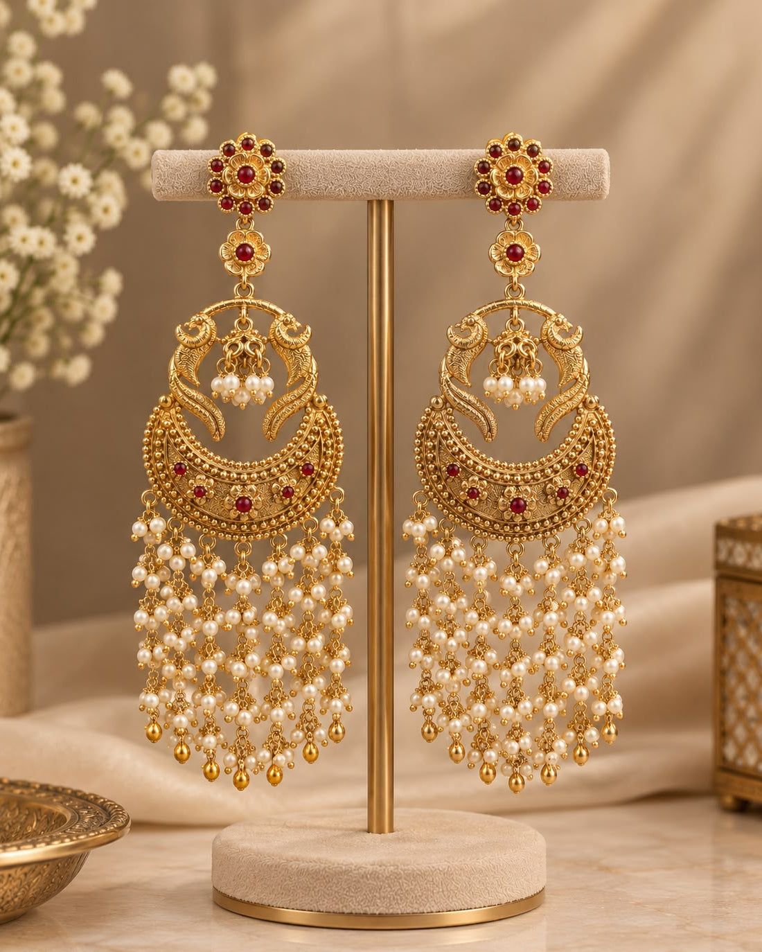 Kareena Inspired Chandbali Earrings