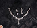 AD White Stone Jewellery Set