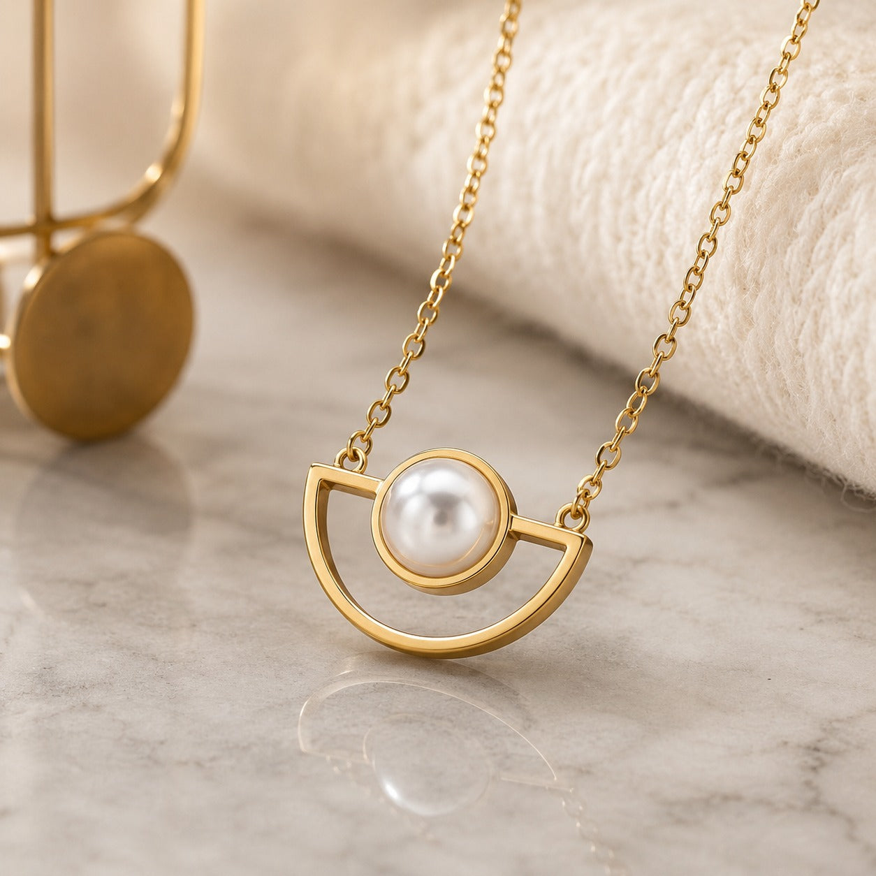 Elegant Anti-Tarnish Necklace, Earrings & Ring Set | Fashion Jewelry