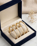 American Diamond Bangles - 4 Layer Size 2.6