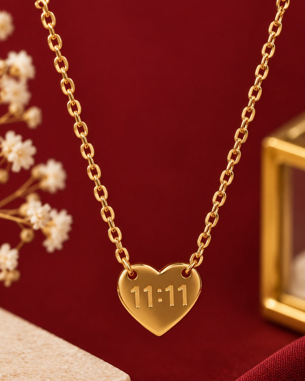 Anti Tarnish Necklace With Lucky 11:11 Pendant