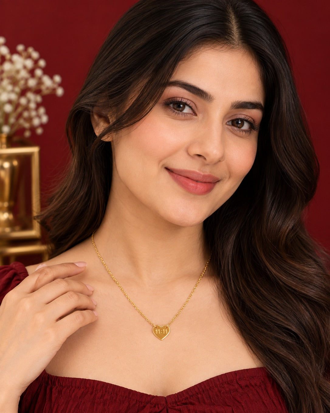 Anti Tarnish Necklace With Lucky 11:11 Pendant