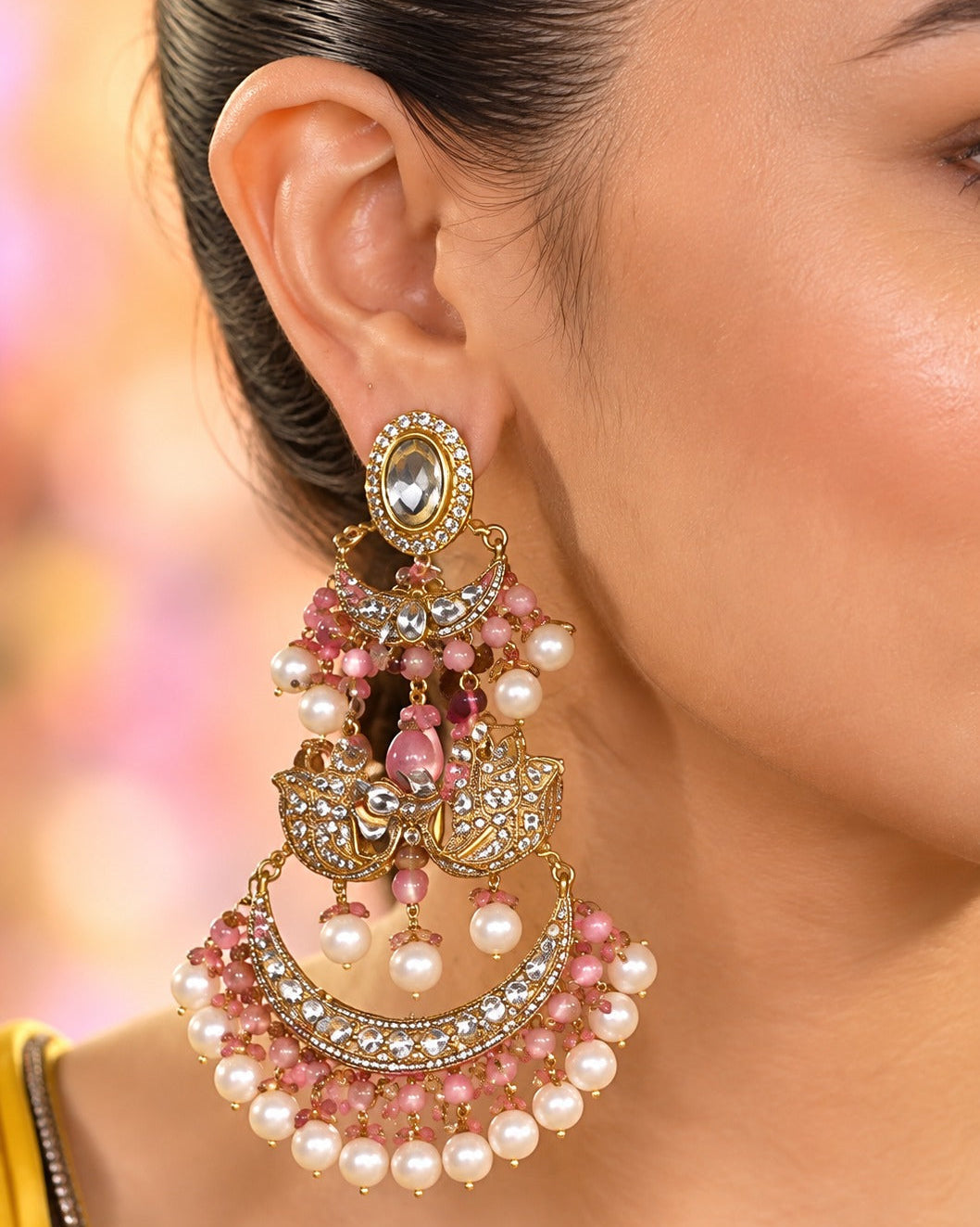 Alia Bhatt Inspired Chandbali Earrings