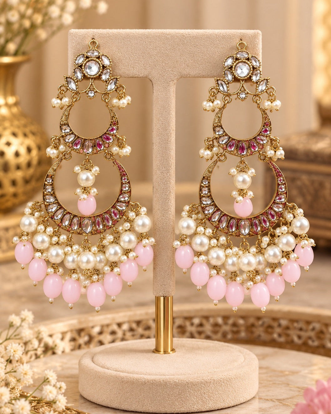 Alia Bhatt Inspired Chandbali Earrings