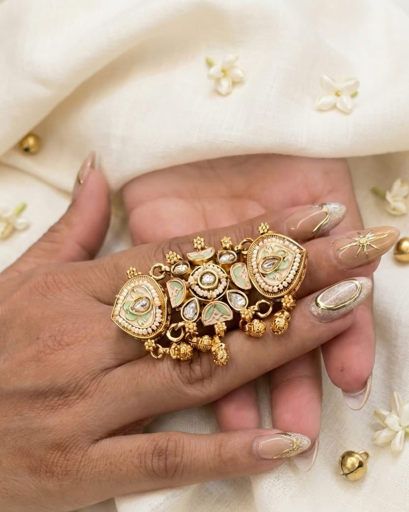 Complete Finger Double Adjustable Ring