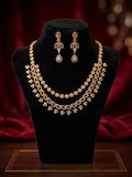 Three Layered Golden Jewellery Set